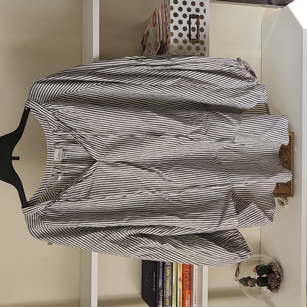 A New Day Striped Blouse